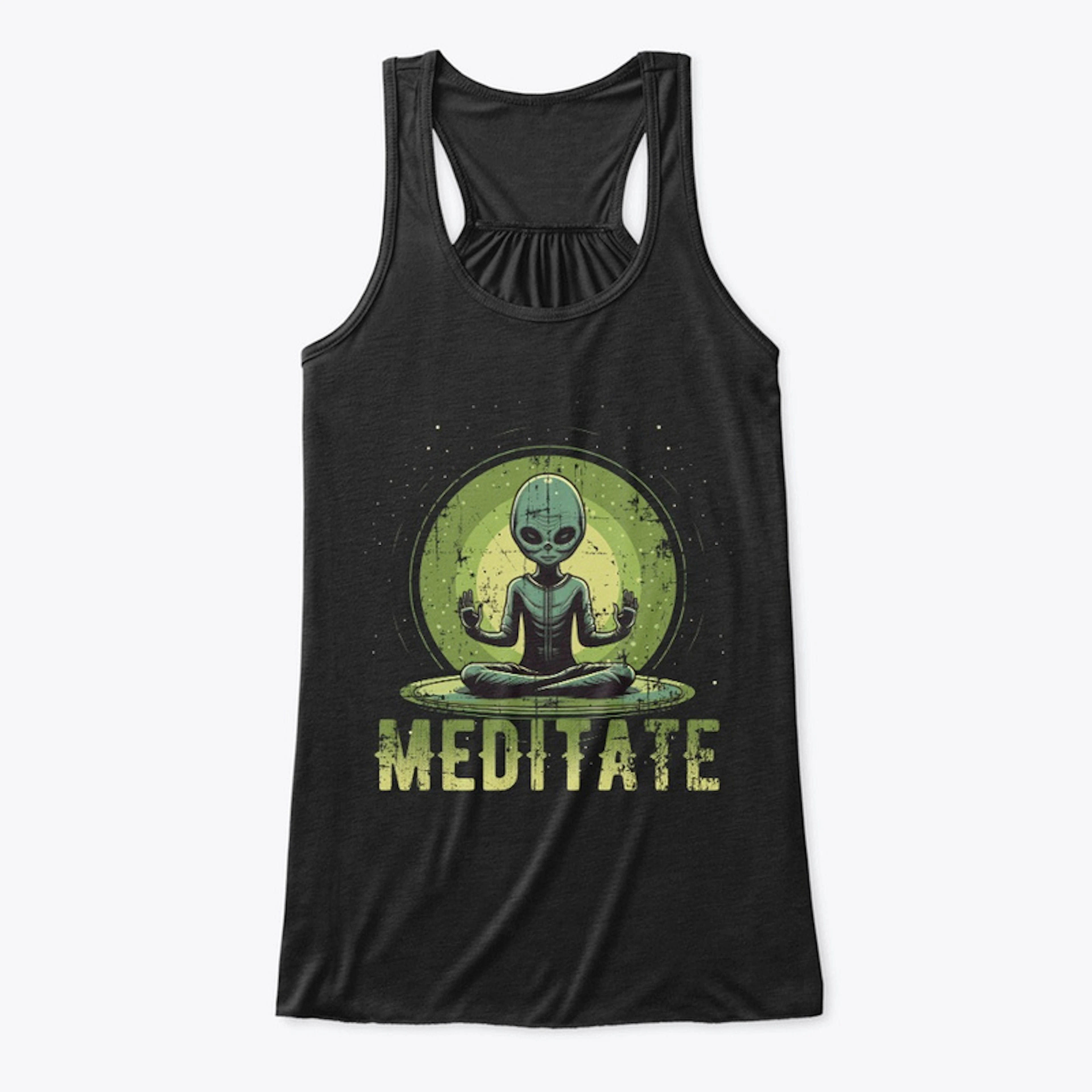 Alien Meditating for Pilates and Yoga 