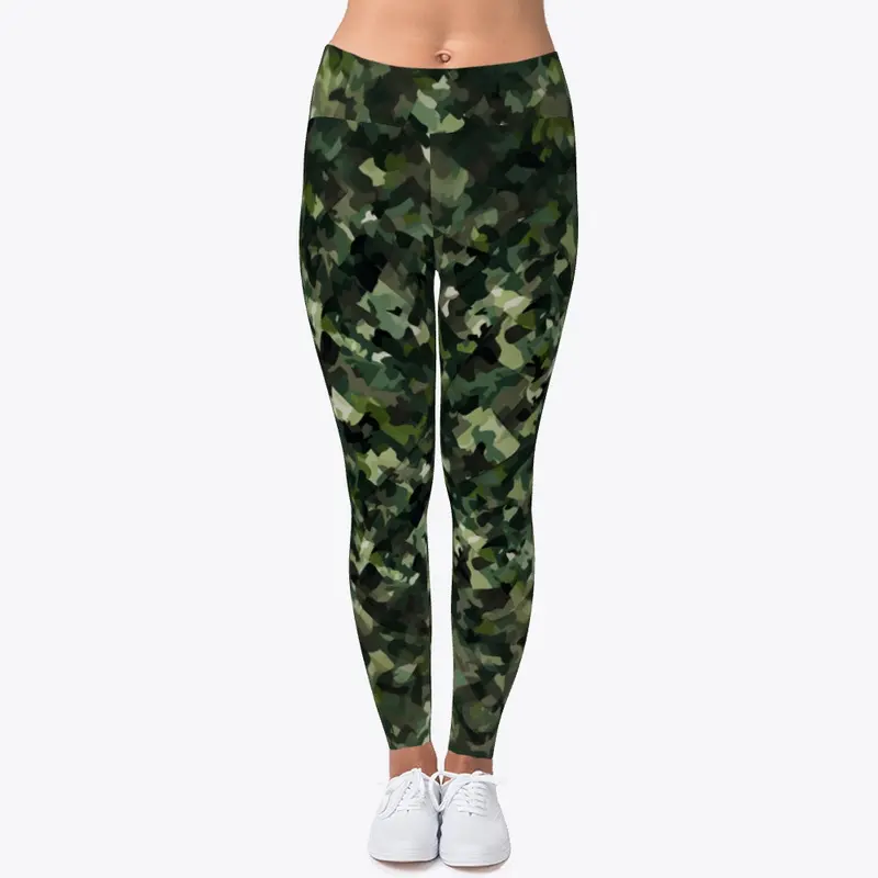 Woodland Camouflage for Pilates and Yoga