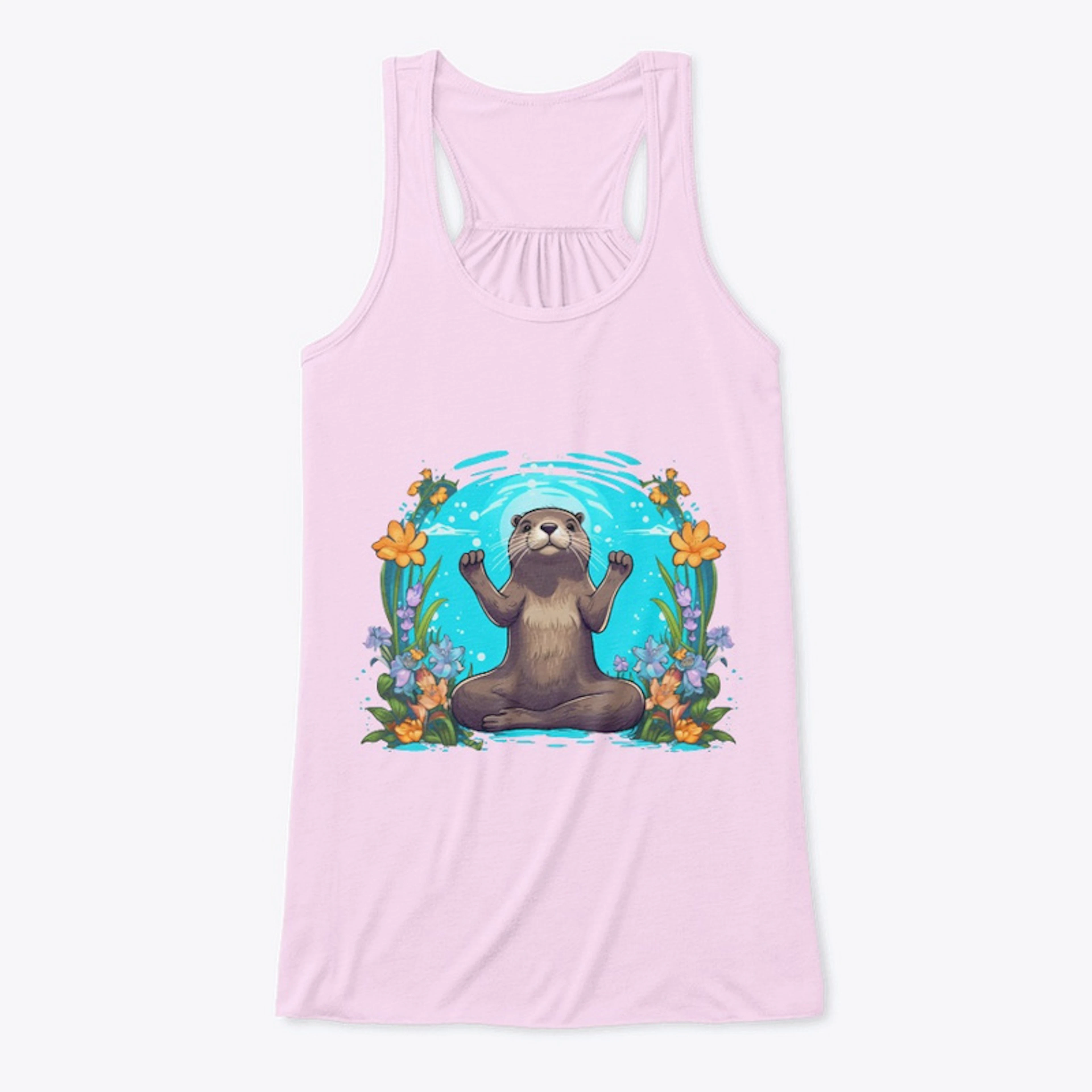 Otter Doing Yoga and Pilates Meditation