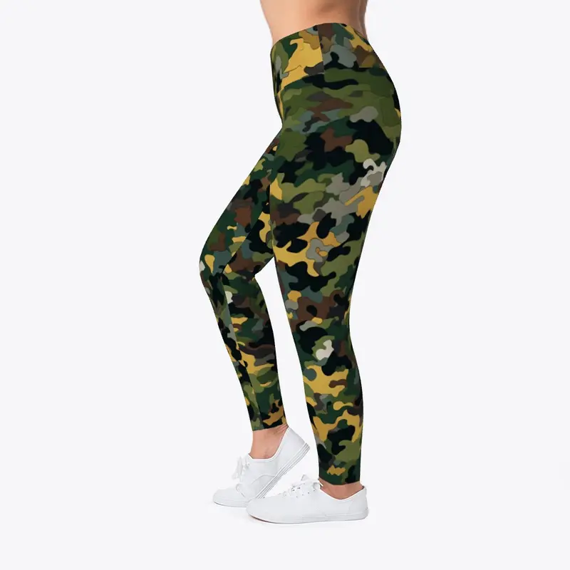 Forest Camouflage for Pilates and Yoga